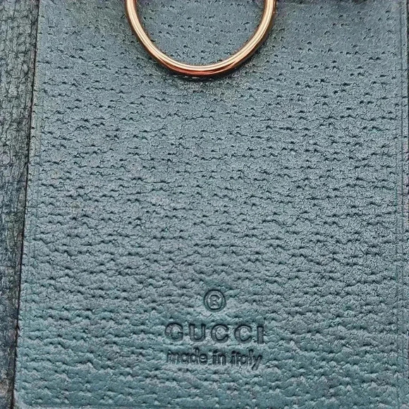 Gucci Canvas Monogram Studded leather  6 Key Holder case - Picture 2 of 15